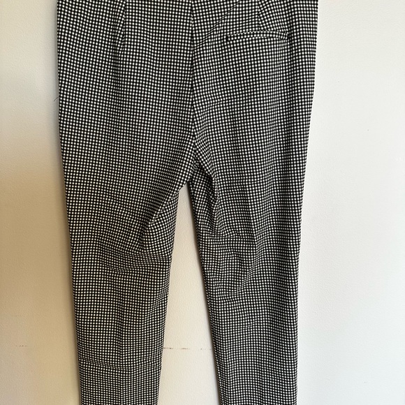 Zara Checkered Cigarette Pants Black & White - Picture 6 of 6